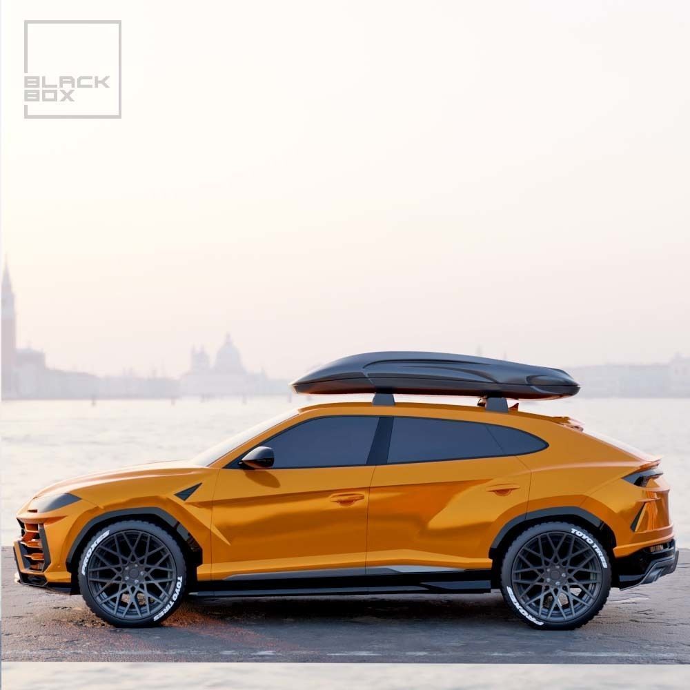 Ski box for Diecast and RC - Roof box 1-24 and 1-64 3D print model_7