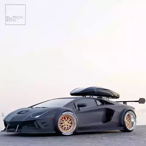 Ski box for Diecast and RC - Roof box 1-24 and 1-64 3D print model