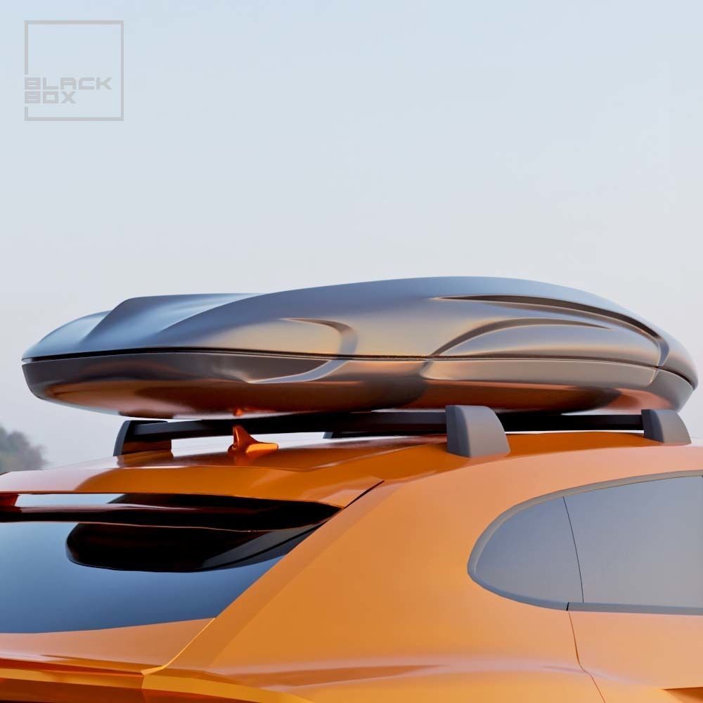 Ski box for Diecast and RC - Roof box 1-24 and 1-64 3D print model_6