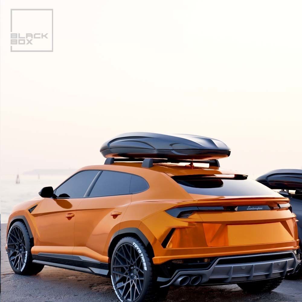 Ski box for Diecast and RC - Roof box 1-24 and 1-64 3D print model_1