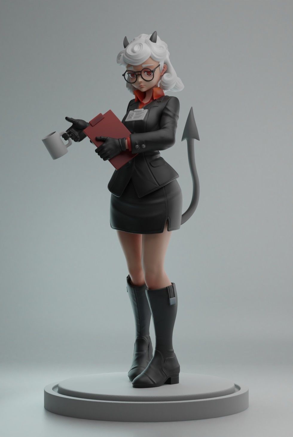 Helltaker Pandemonica 3D print model_2