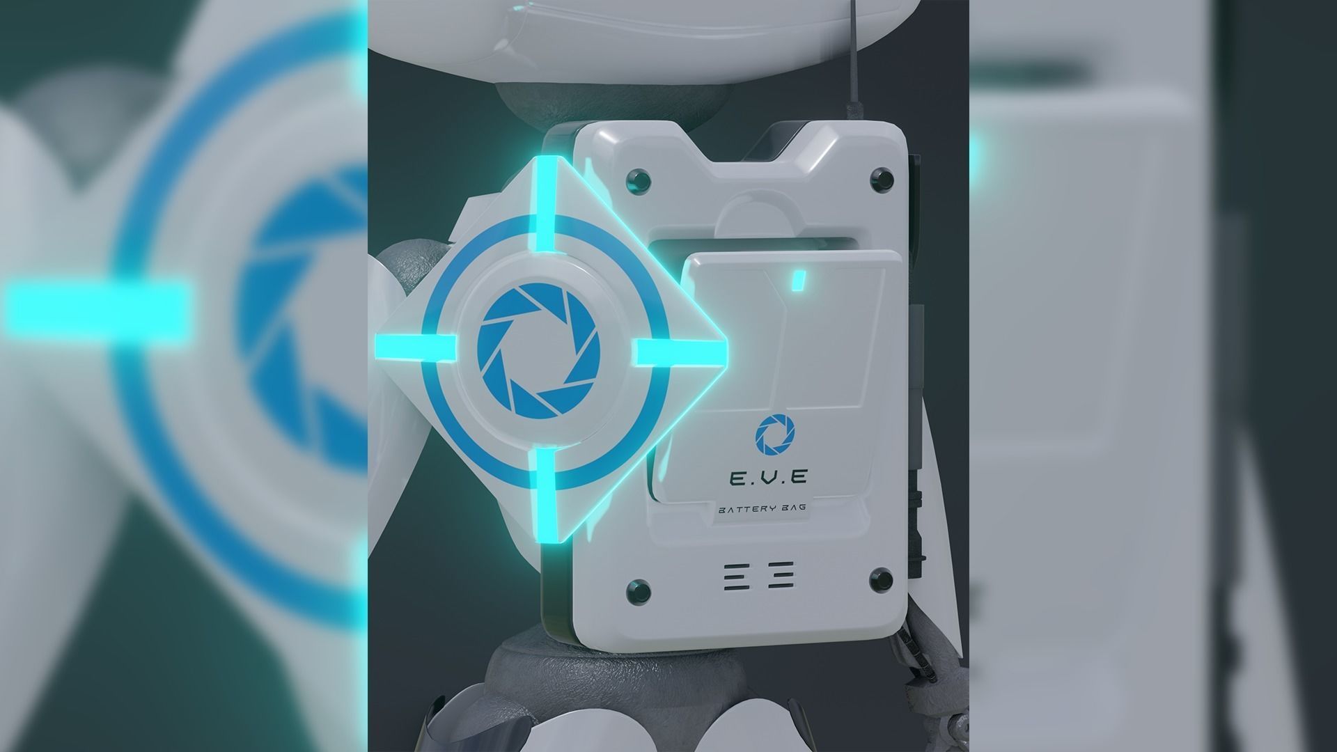 EVE Little Mechabot Free 3D model_5