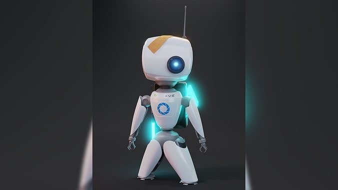 EVE Little Mechabot Free 3D model