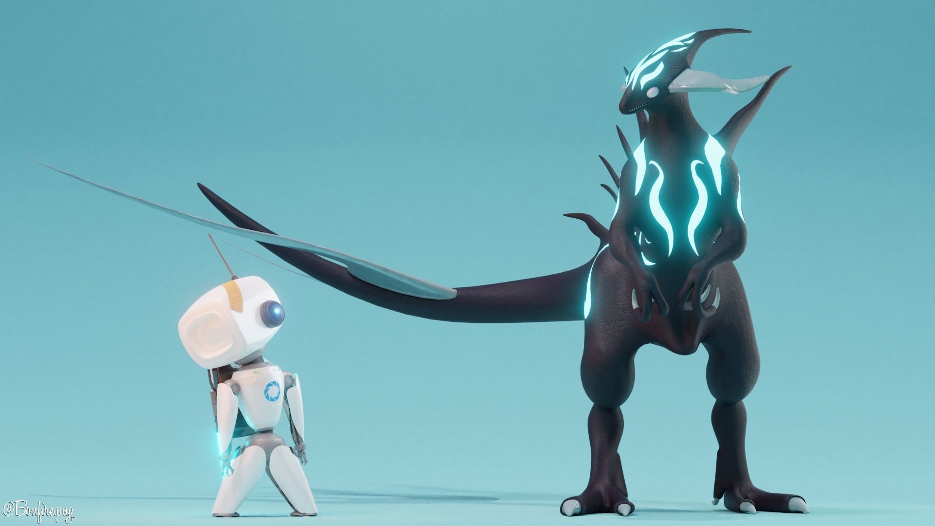 EVE Little Mechabot Free 3D model_12