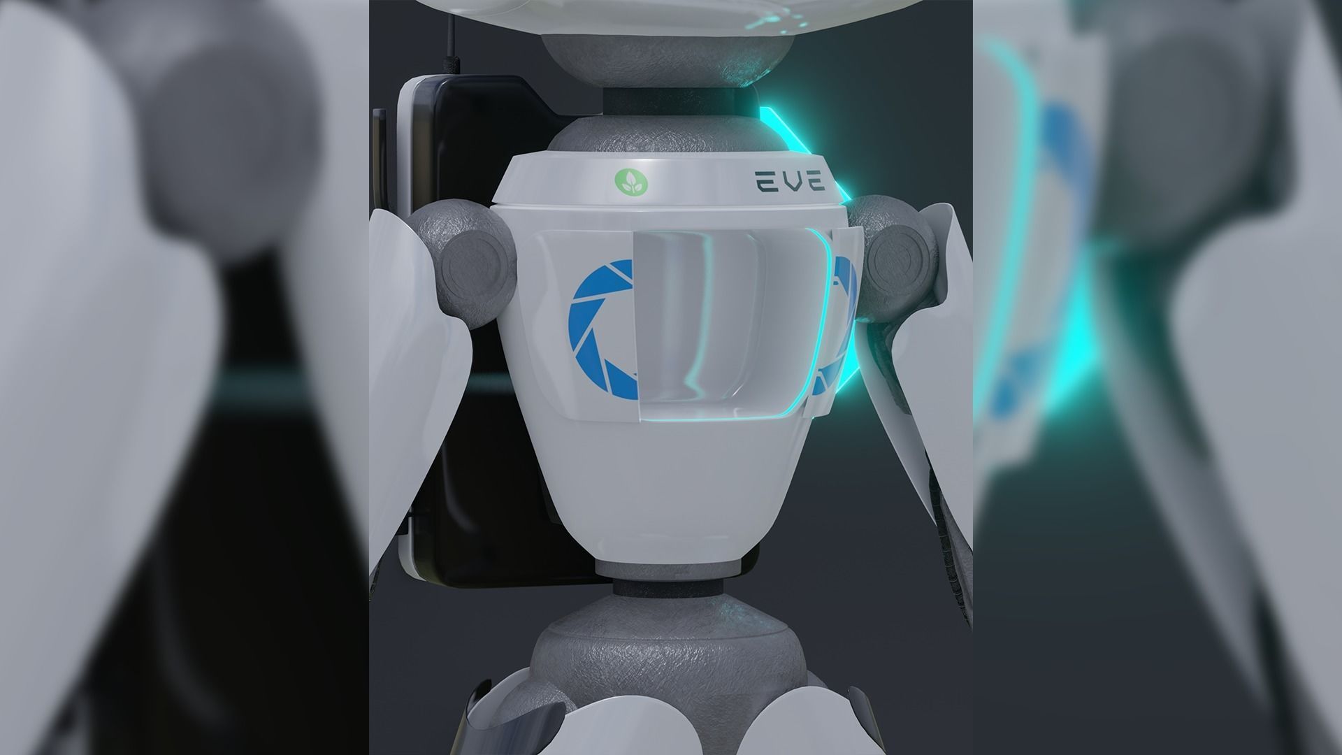 EVE Little Mechabot Free 3D model_6