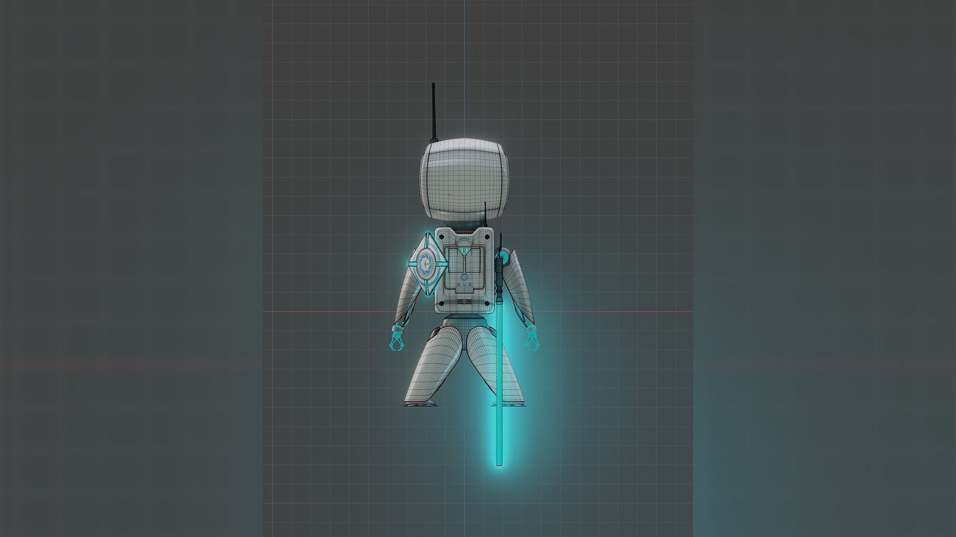 EVE Little Mechabot Free 3D model_11