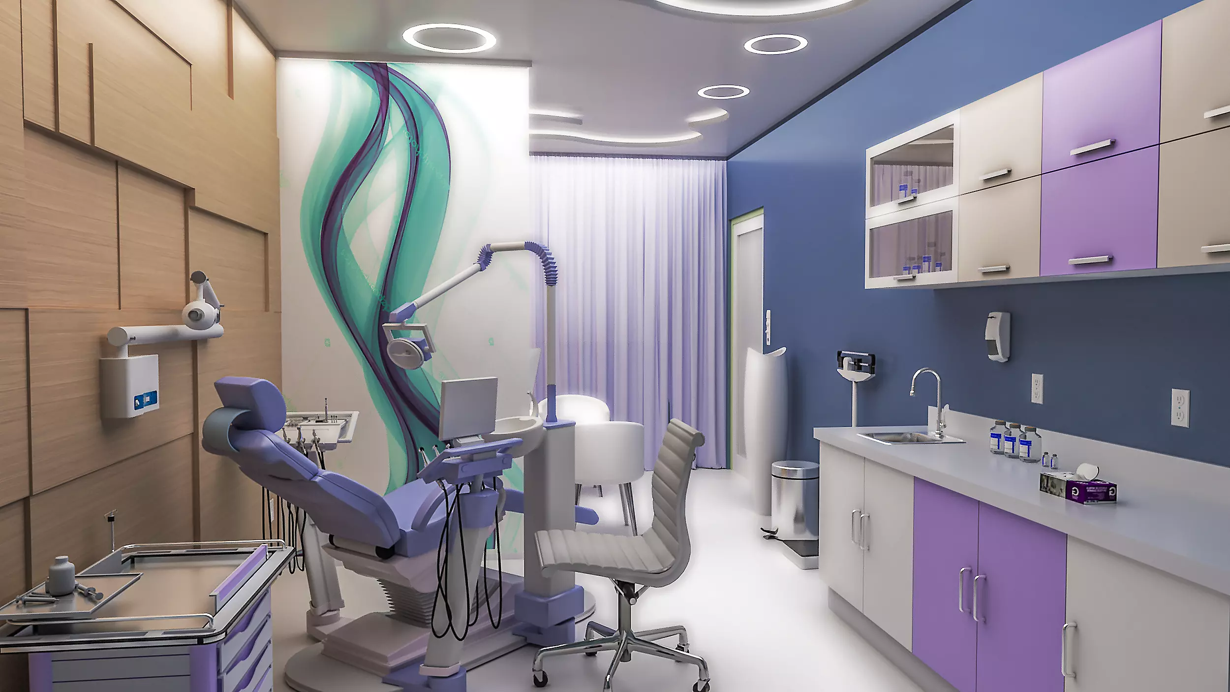 MEDICAL SPACES-DOCTOR OFFICE-DENTIST CLINIC 3D model_0