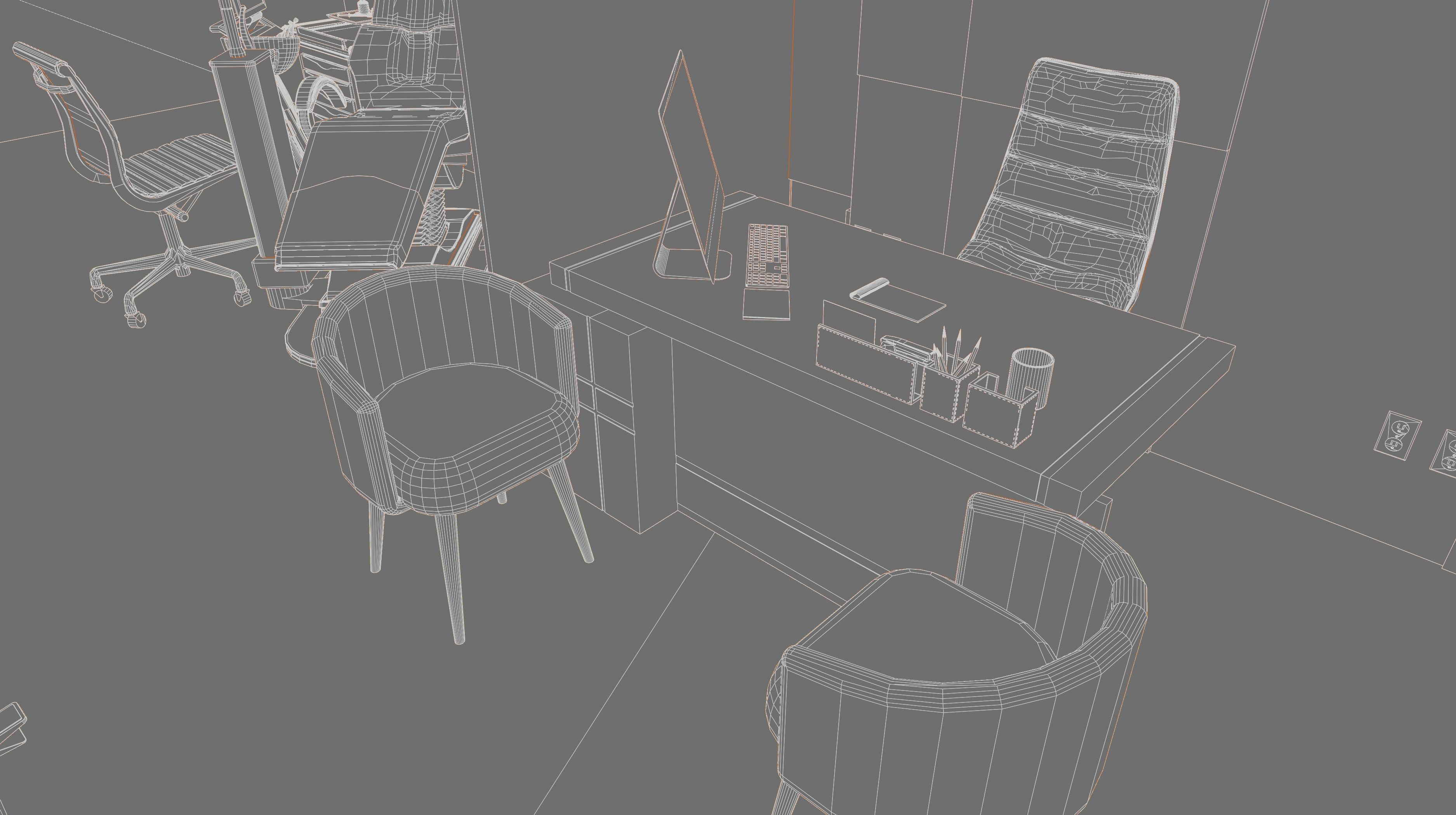 MEDICAL SPACES-DOCTOR OFFICE-DENTIST CLINIC 3D model_9