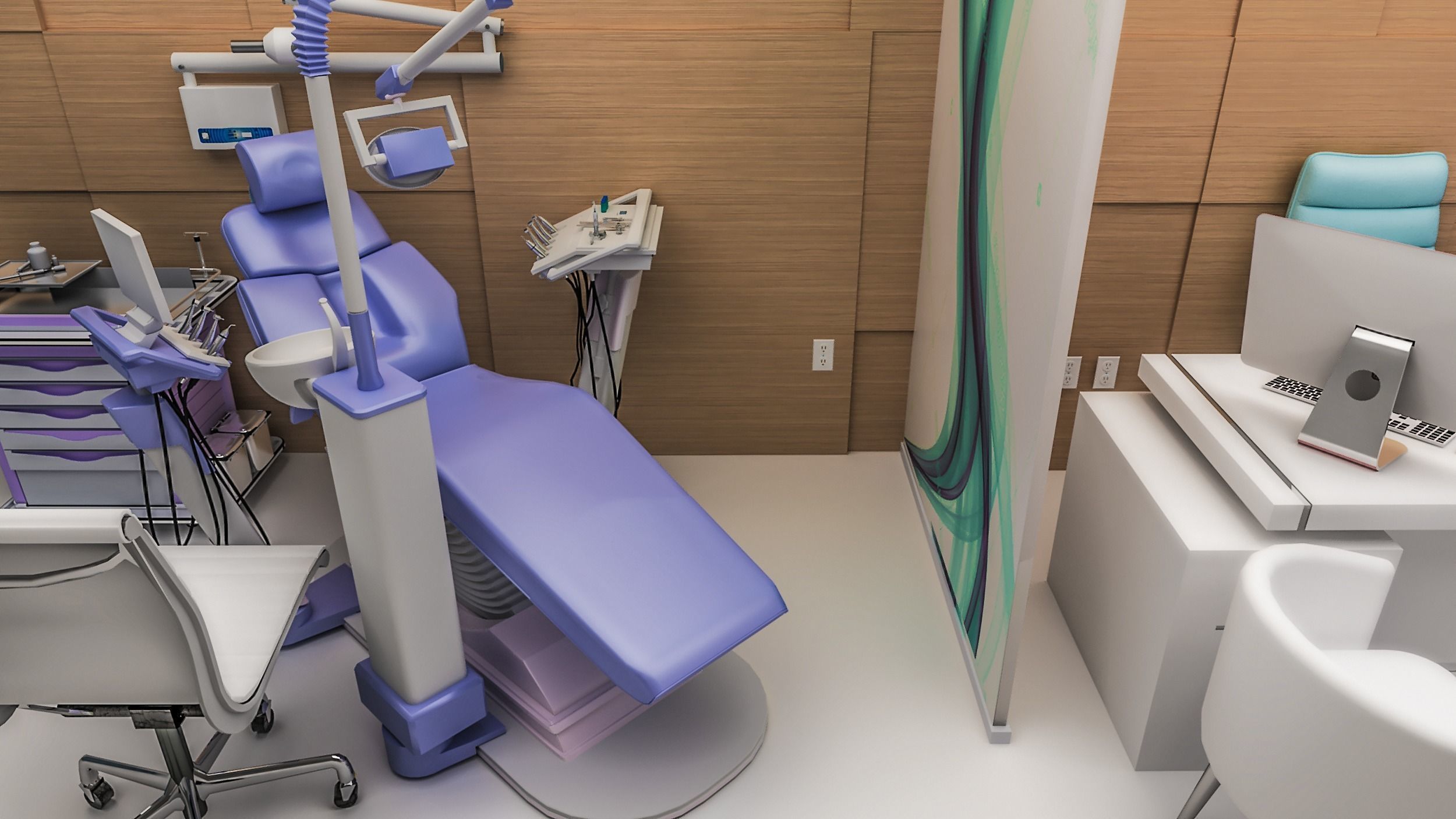 MEDICAL SPACES-DOCTOR OFFICE-DENTIST CLINIC 3D model_5