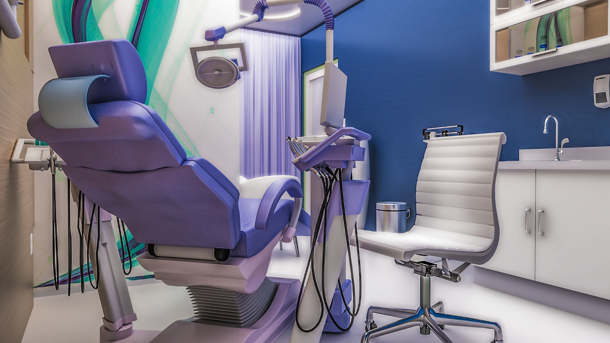 MEDICAL SPACES-DOCTOR OFFICE-DENTIST CLINIC 3D model_6