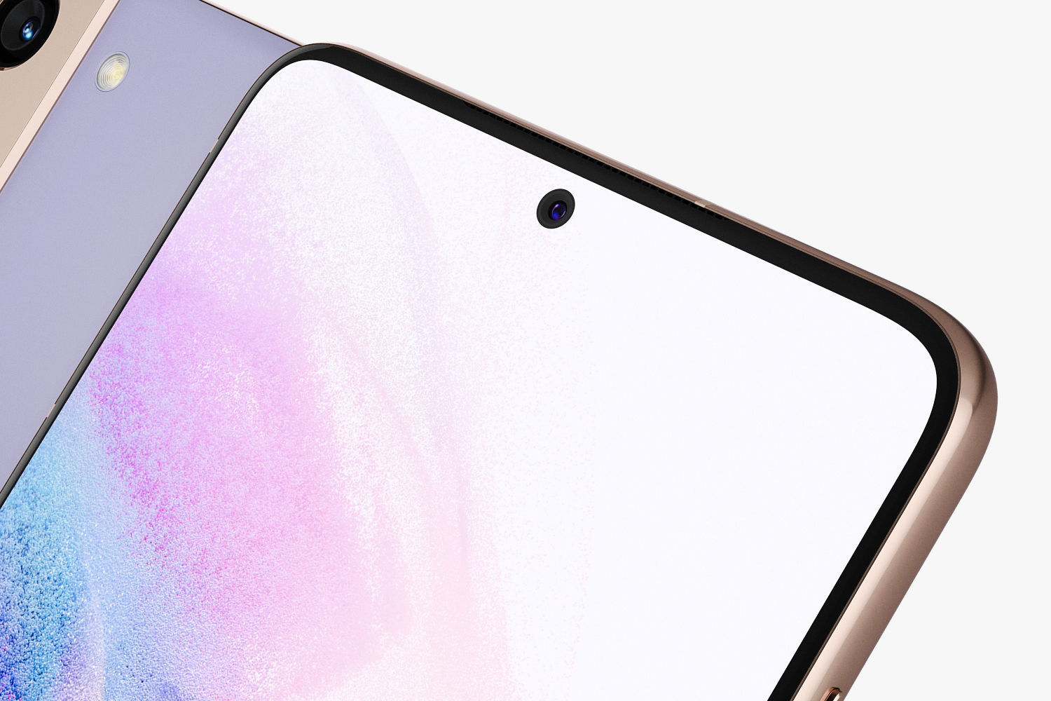 Samsung Galaxy S21 purple 3D model_2