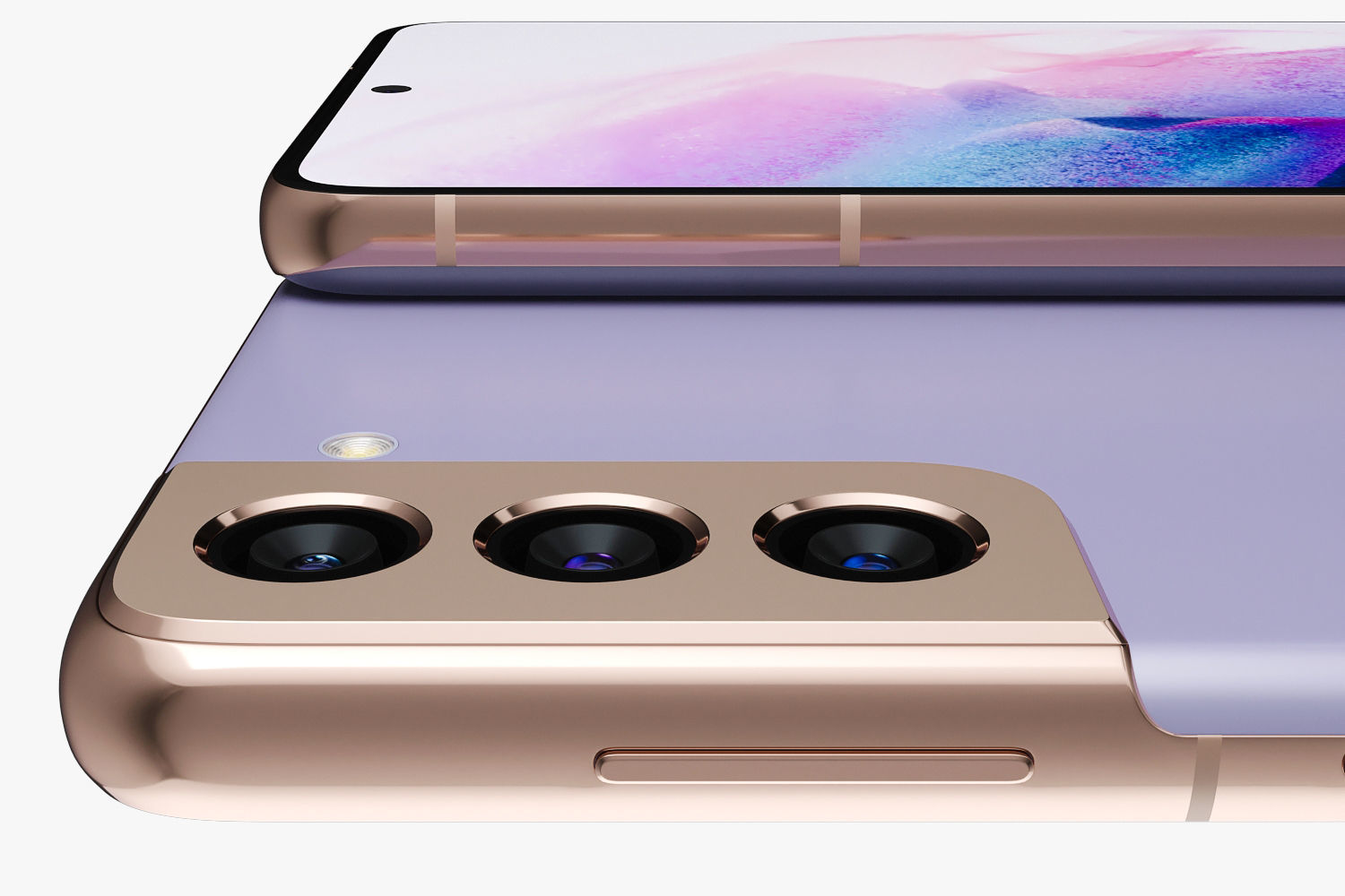 Samsung Galaxy S21 purple 3D model_11