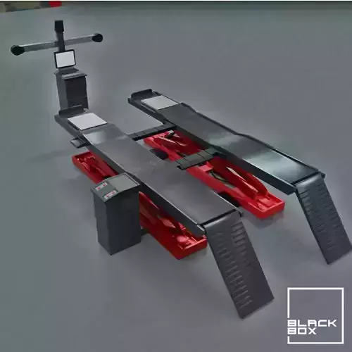DIORAMA -  WHEEL ALIGNMENT LIFT FOR RC AND DIECAST 3D print model