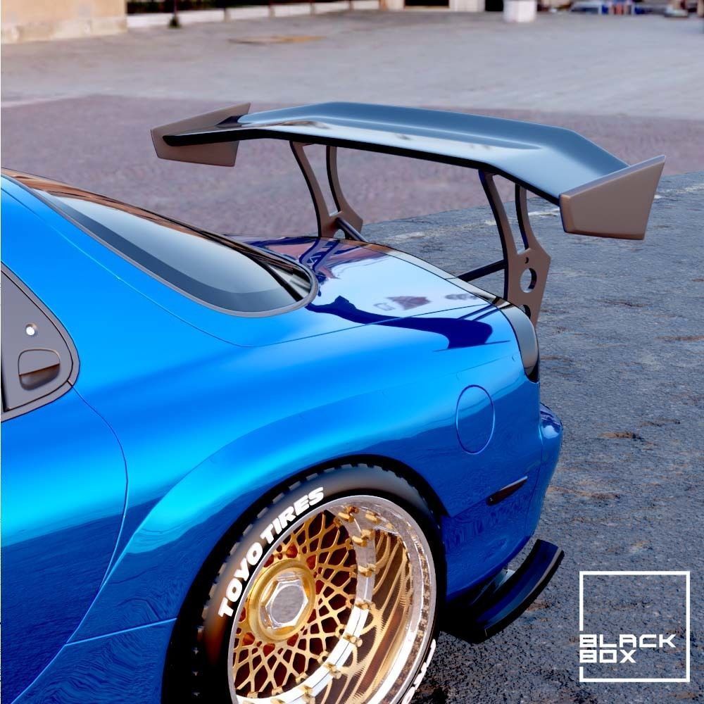 CUSTOMIZABLE WING SET FOR RC AND DIECAST 3D print model_4