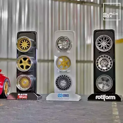 WHEEL STAND FOR DIORAMA - RC AND DIECAST  1-64 1-18 and 1-24 3D print model