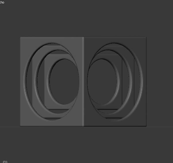 The tri-cube cube with hole in middle 3D print model_7