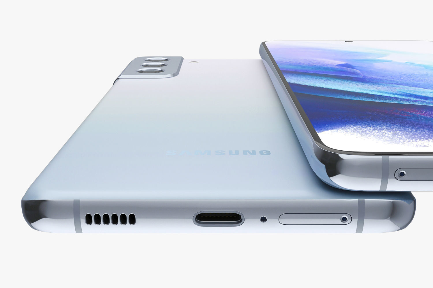 Samsung Galaxy S21 and S21 Plus and S21 Ultra 3D model_29