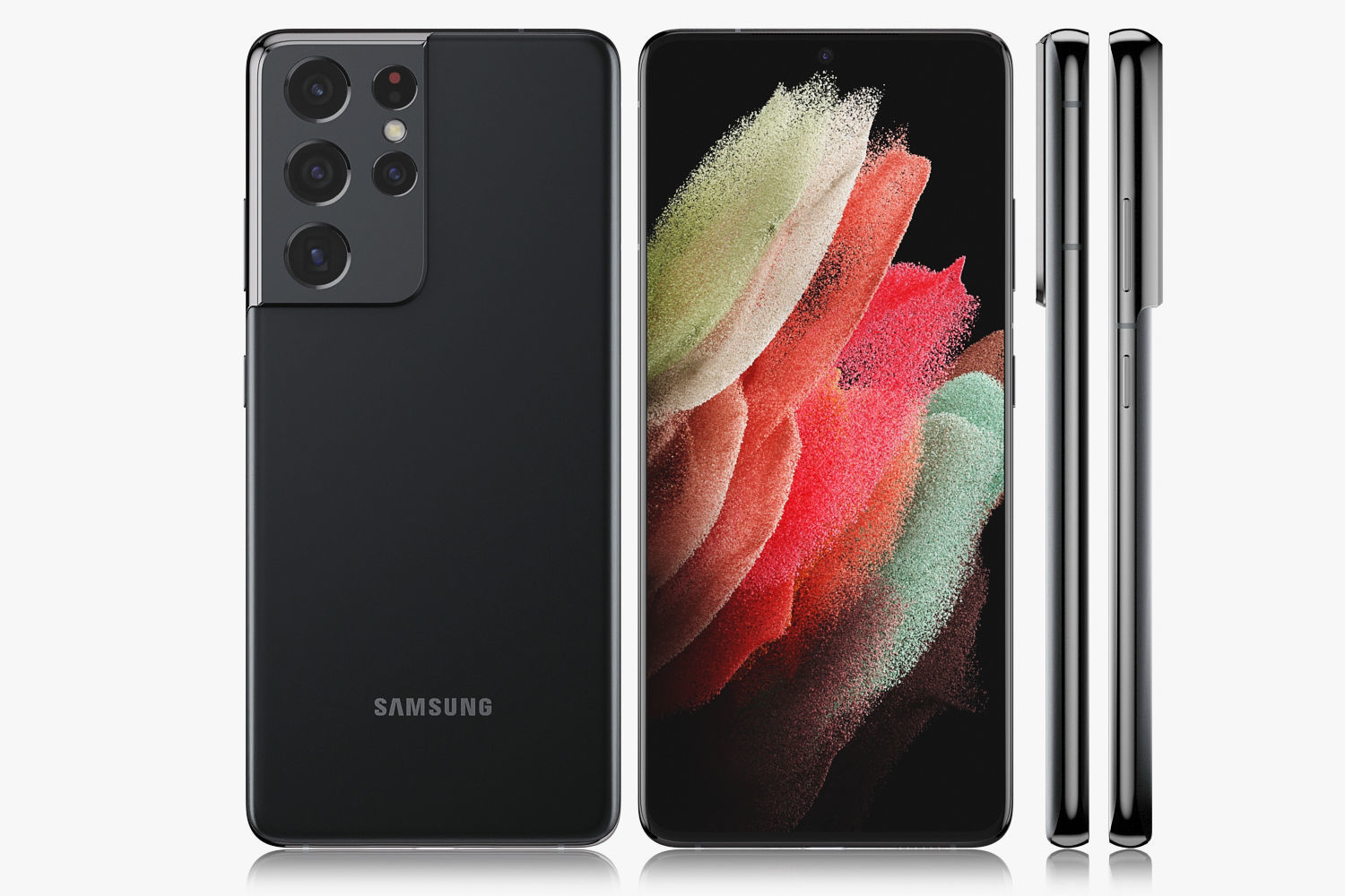 Samsung Galaxy S21 and S21 Plus and S21 Ultra 3D model_19