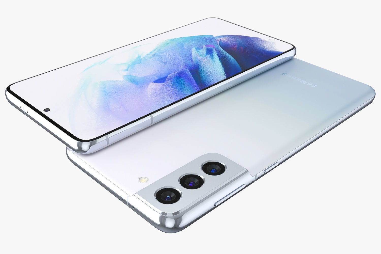 Samsung Galaxy S21 and S21 Plus and S21 Ultra 3D model_7