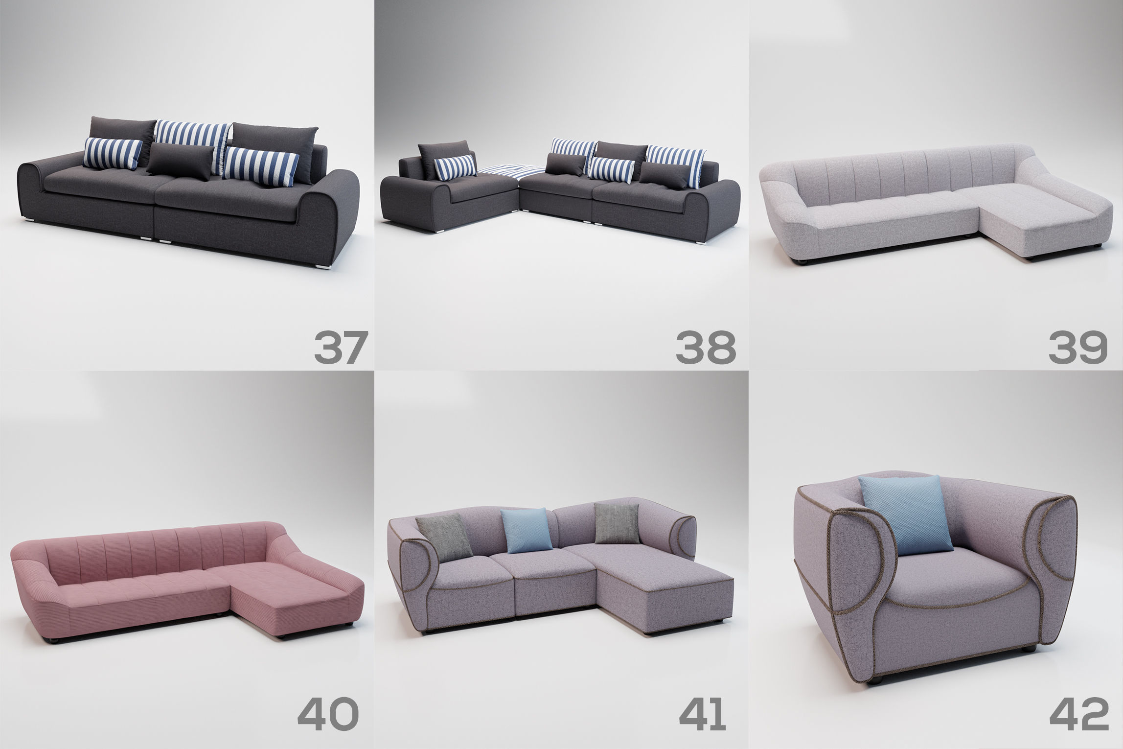 Sofa Bundle Pack -  60 Models Collection _7