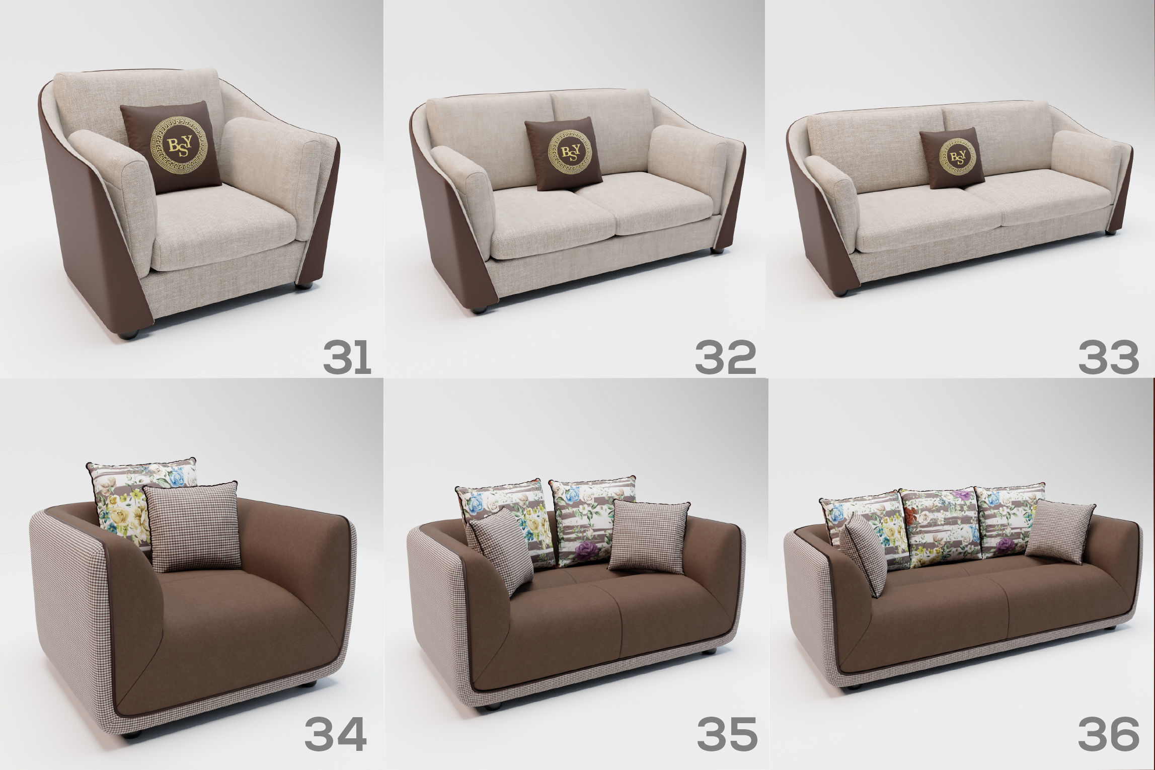 Sofa Bundle Pack -  60 Models Collection _6