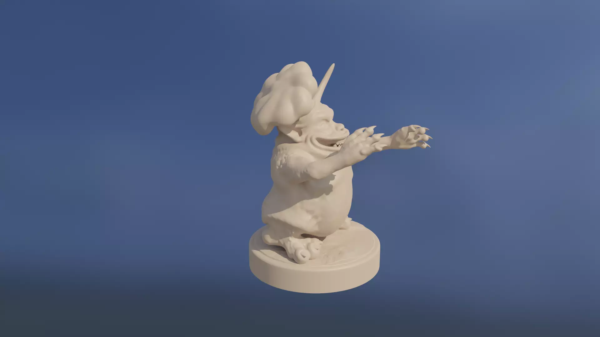 Scared Nurgling Sous Chef 3D print model