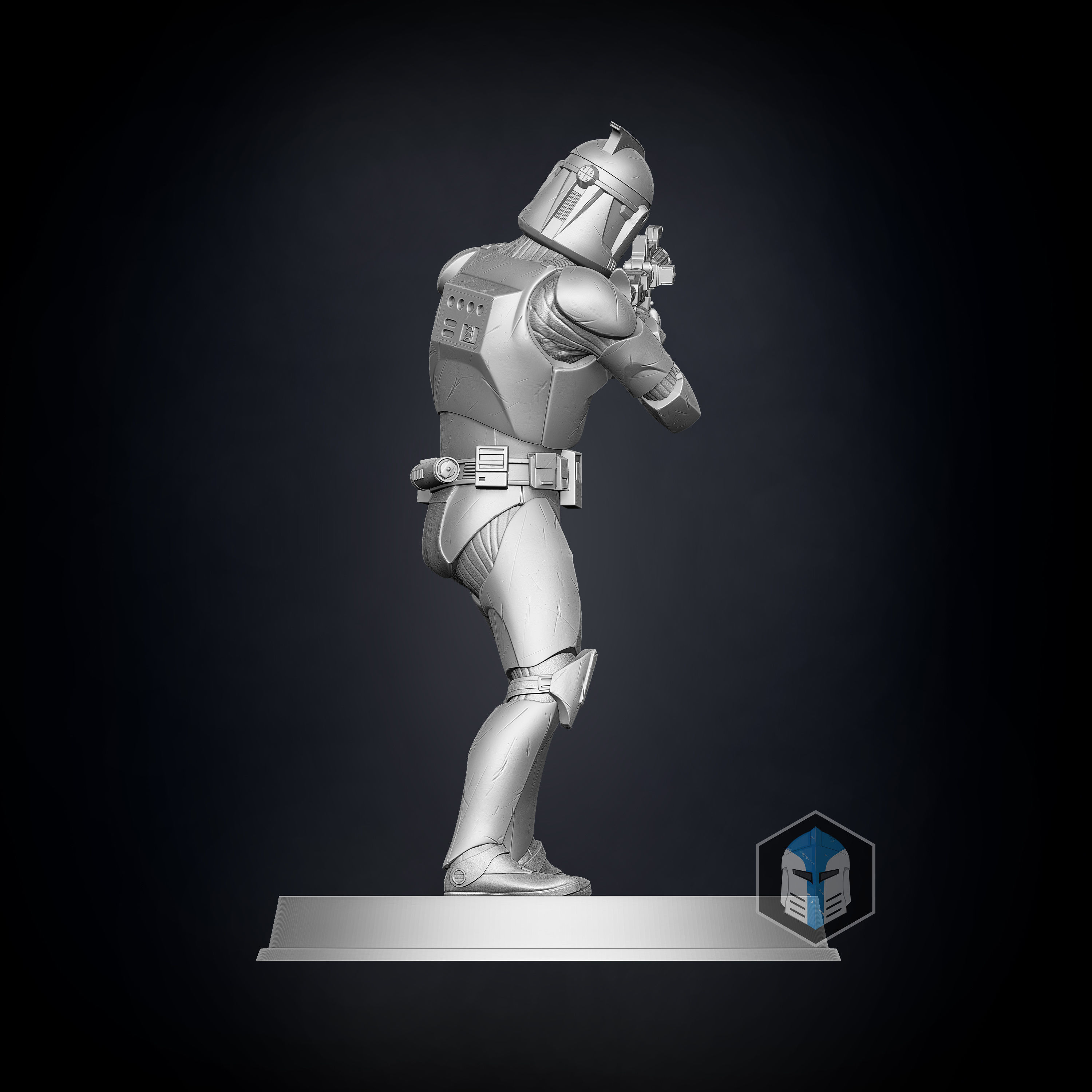 Clone Trooper Figurines - Defenders 3D print model_7