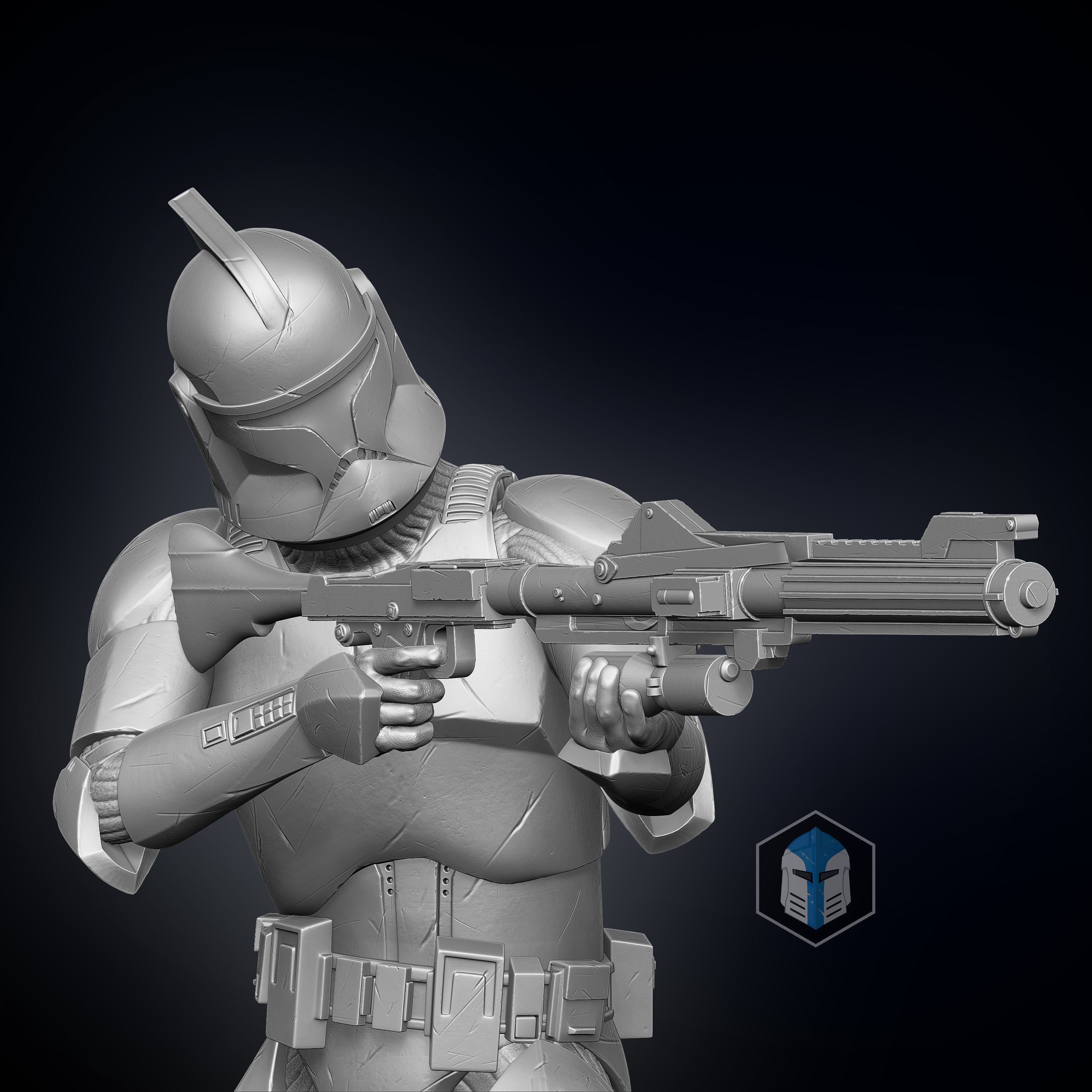 Clone Trooper Figurines - Defenders 3D print model_13