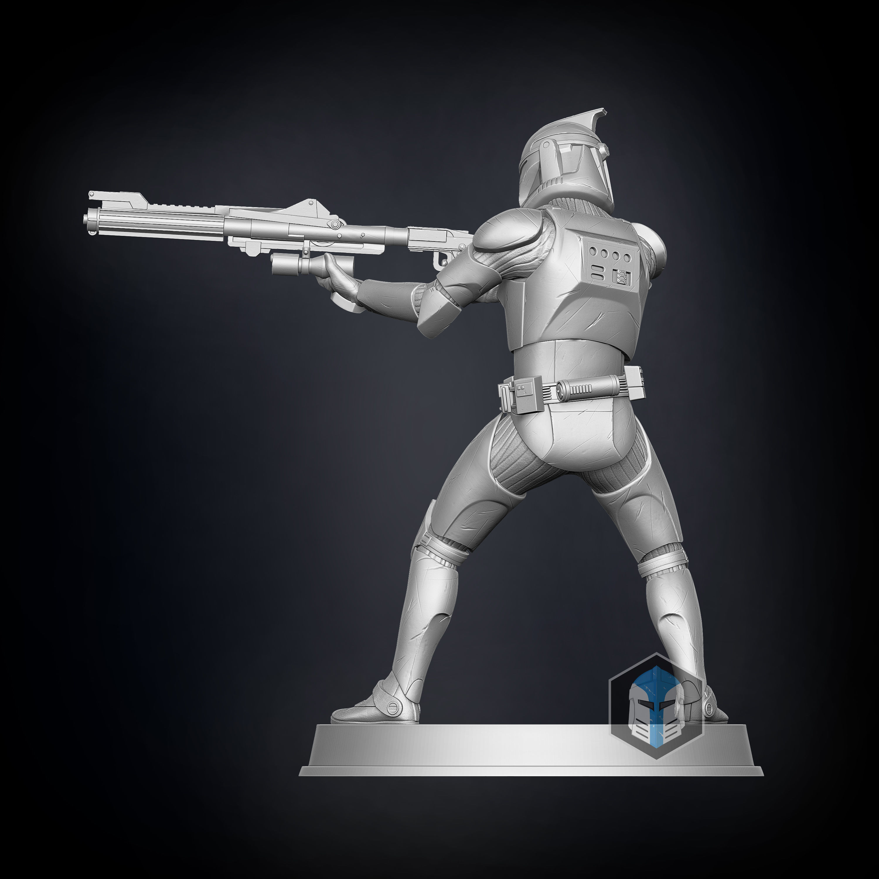 Clone Trooper Figurines - Defenders 3D print model_5
