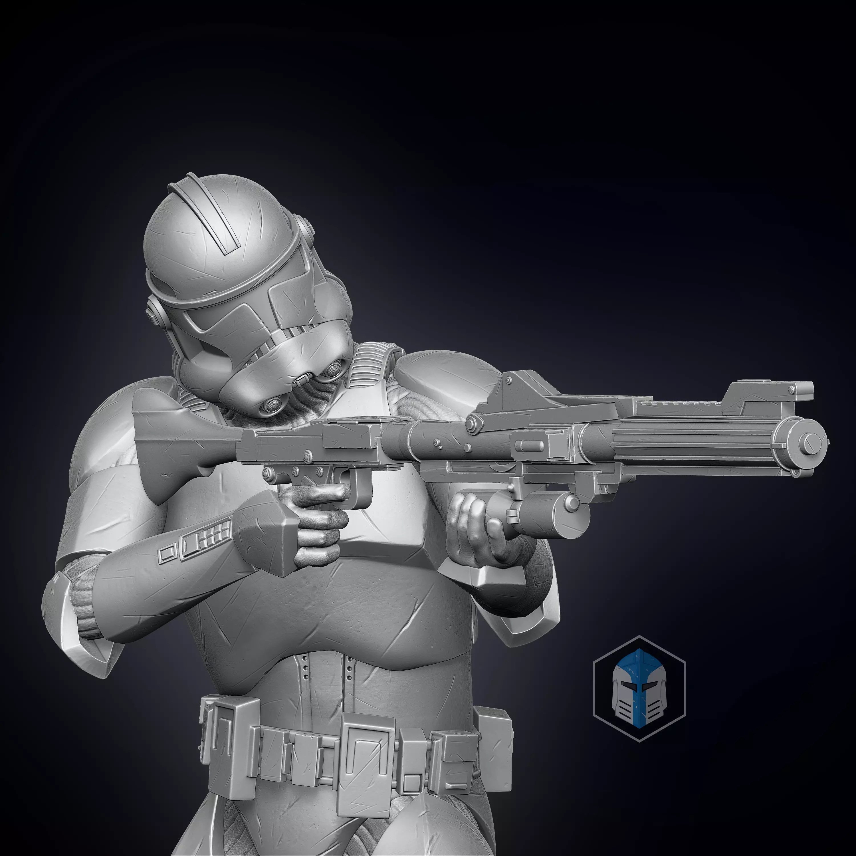 Clone Trooper Figurines - Defenders 3D print model_0