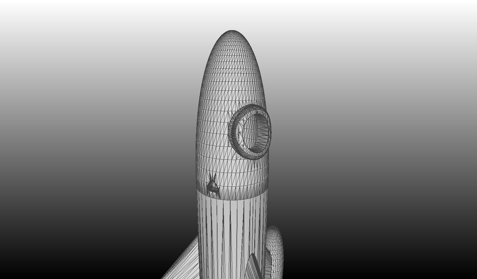 Simple Rocket 3D model_7