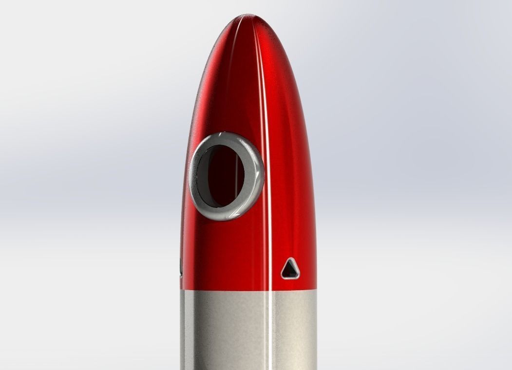 Simple Rocket 3D model_4