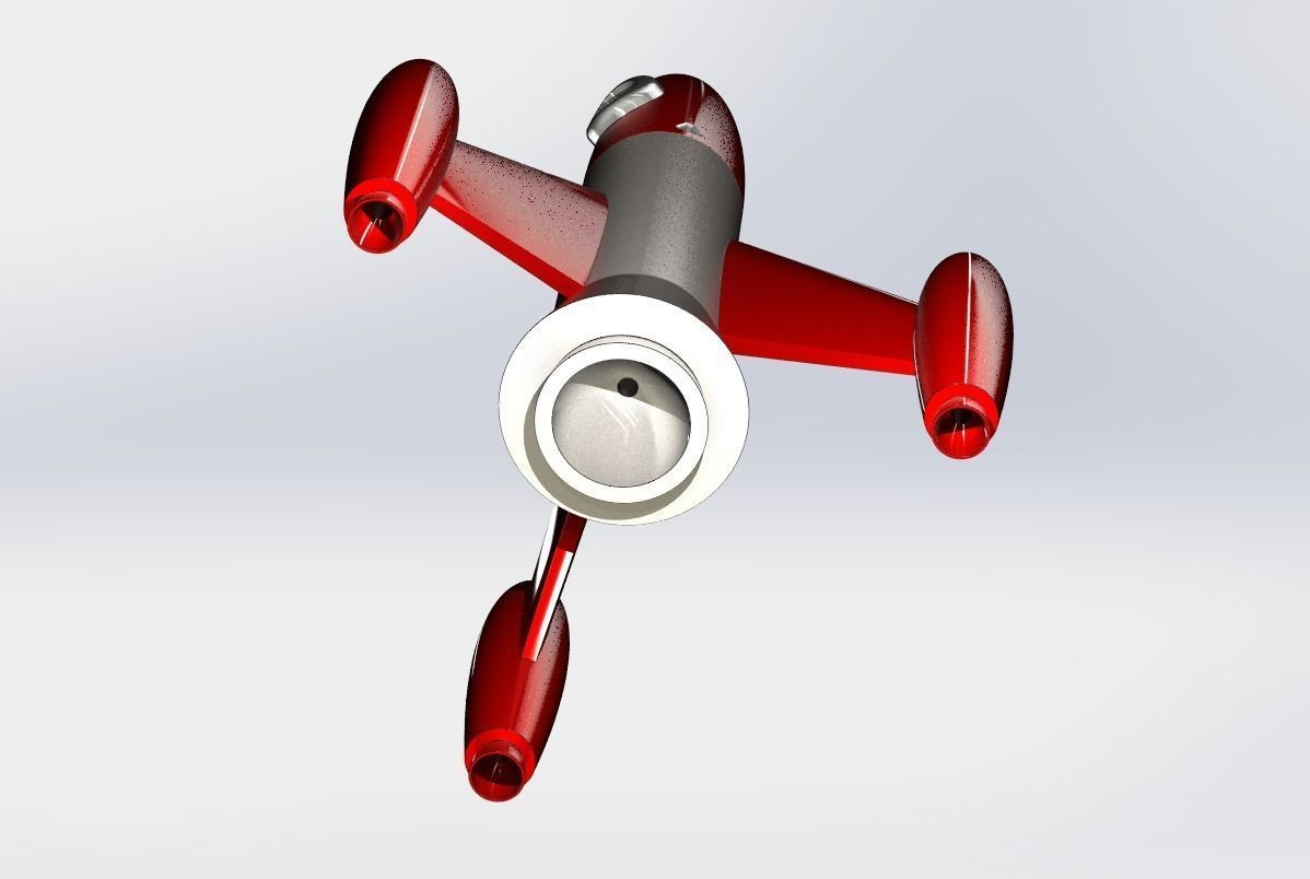 Simple Rocket 3D model_3