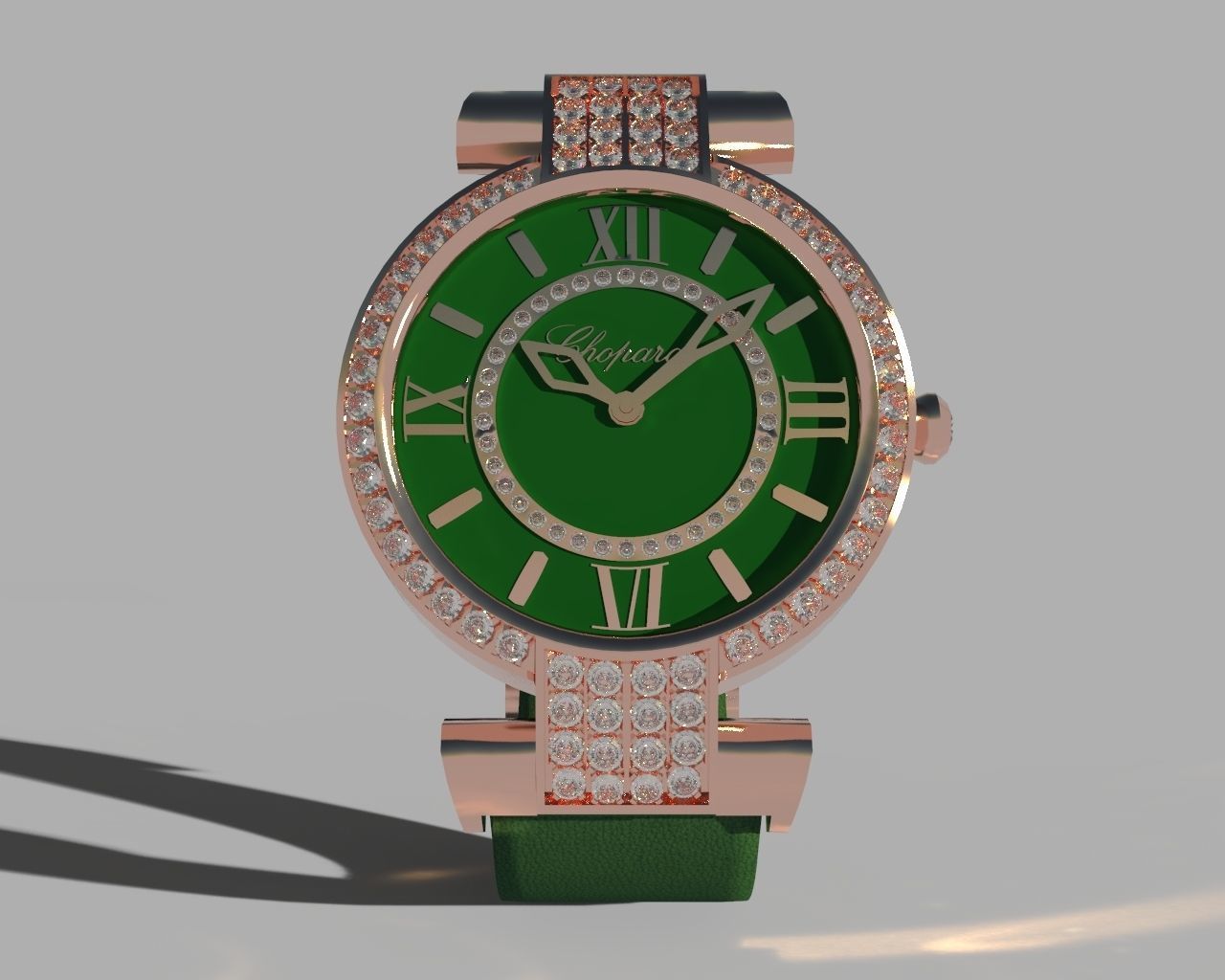 Chopard Imperiale Watch Low-poly 3D model_1