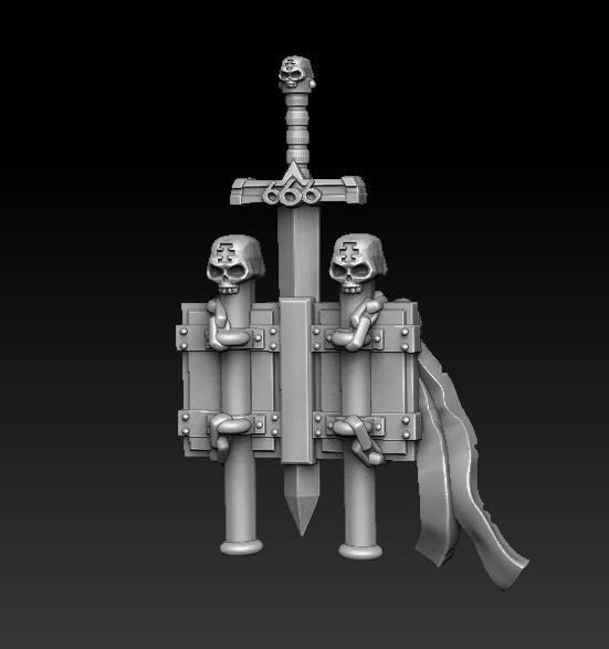 space bookworm Back Rack 3D print model_1