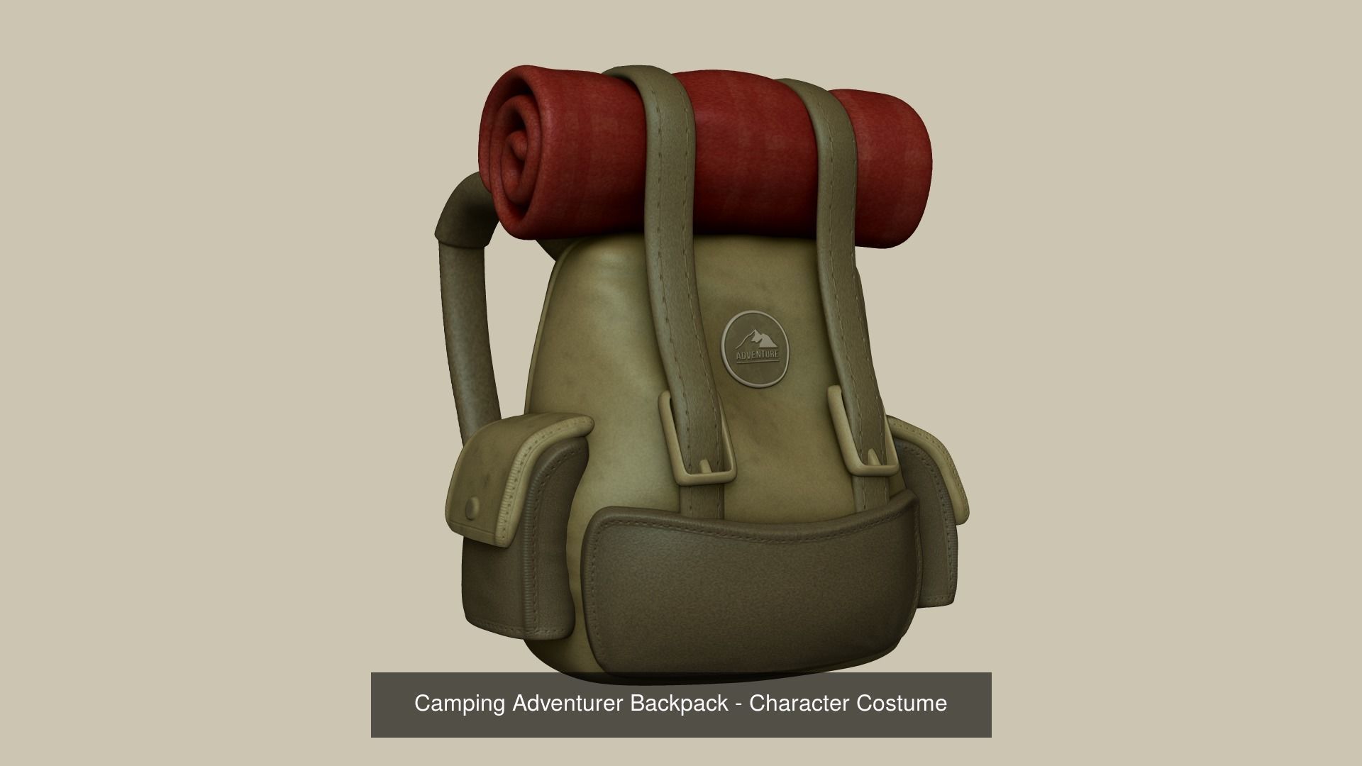 17 Backpacks Complete - Soldiers - Girls - Camping 3D Model Collection_10