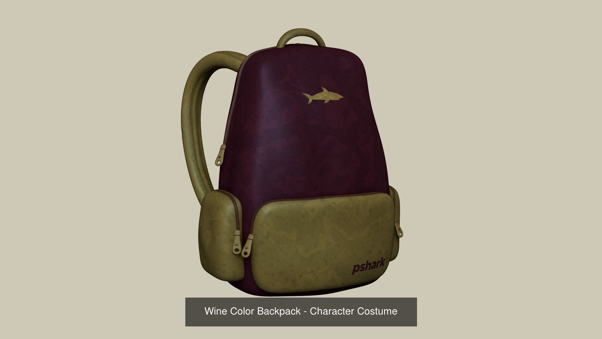 17 Backpacks Complete - Soldiers - Girls - Camping 3D Model Collection_20