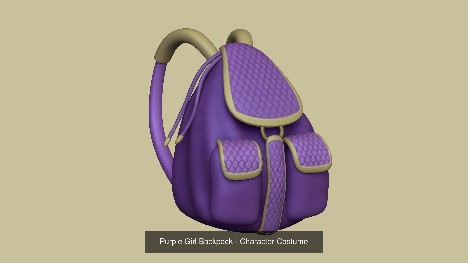 17 Backpacks Complete - Soldiers - Girls - Camping 3D Model Collection_14