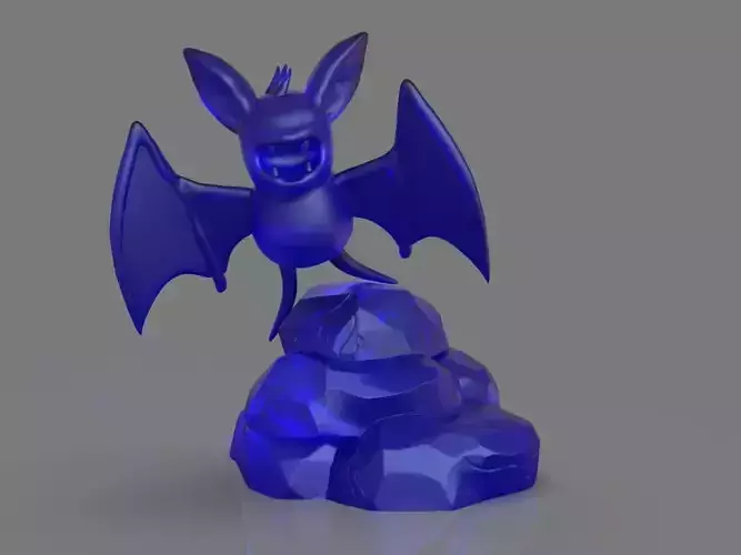Pokemon Zubat and ZBrush Timelapse