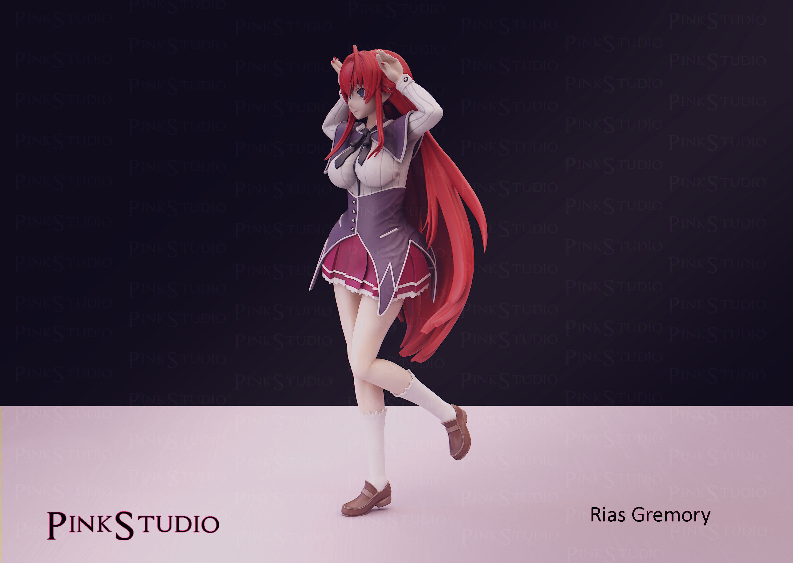 Rias Gremory - High School DxD 3D print model_7