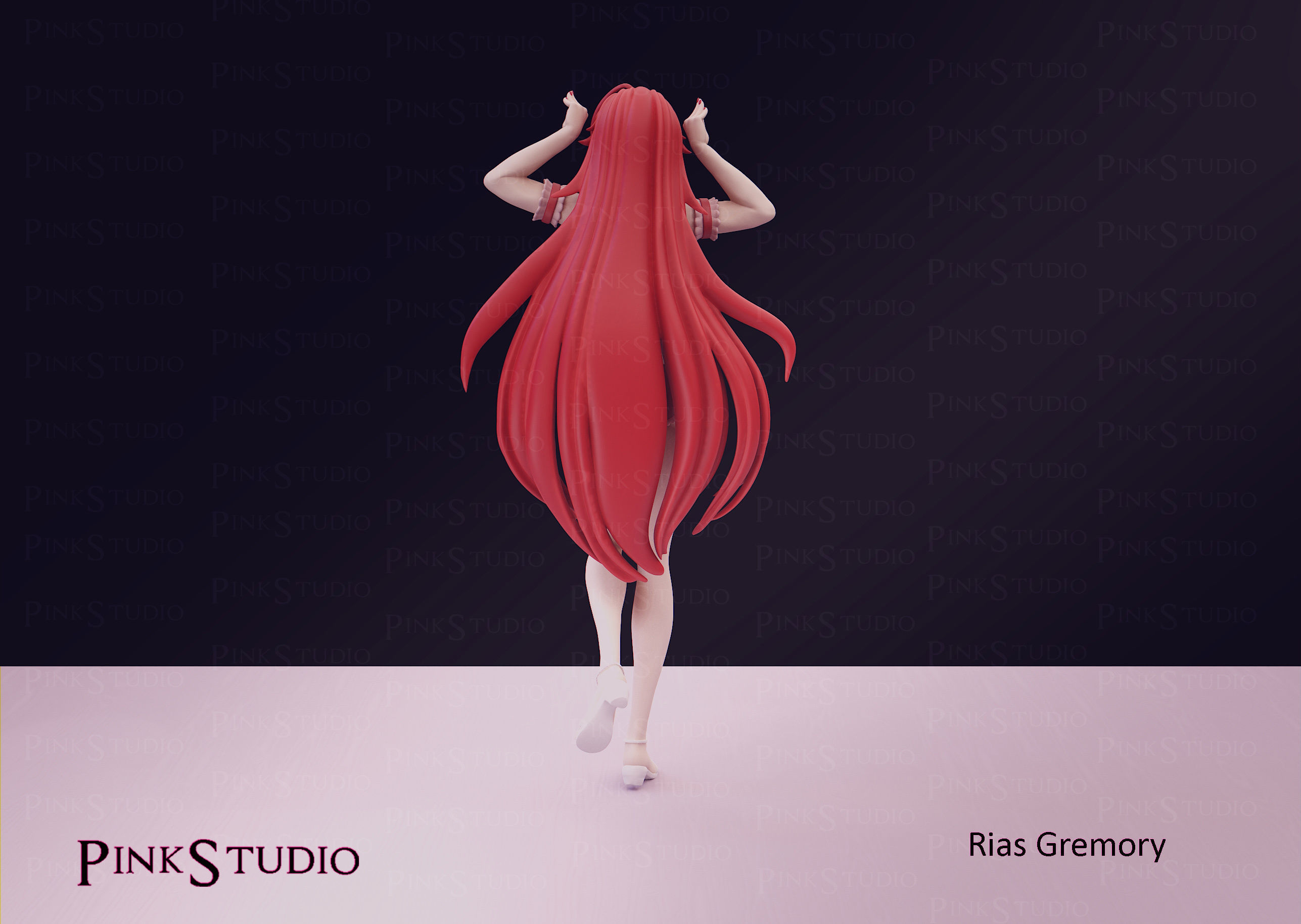 Rias Gremory - High School DxD 3D print model_6