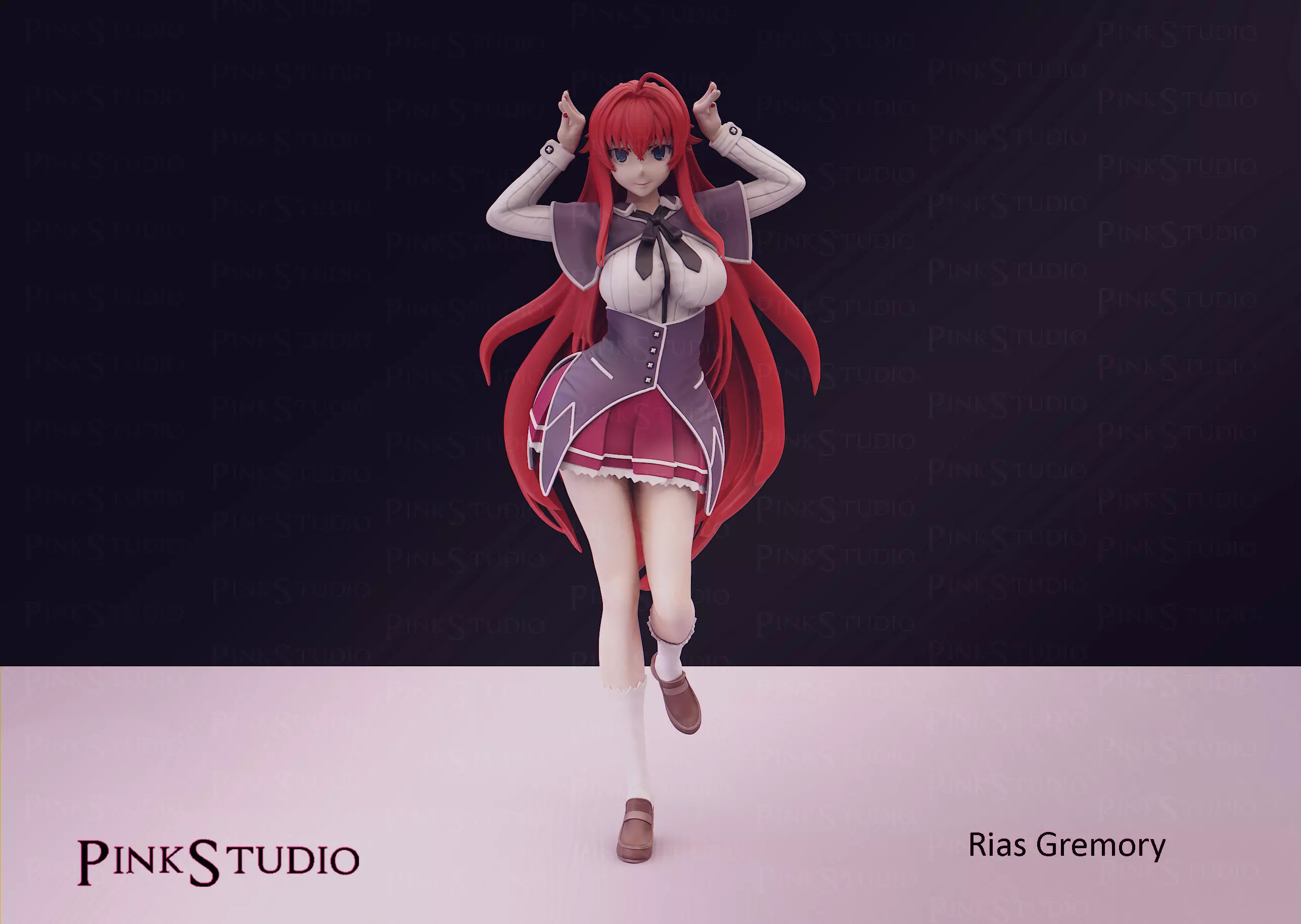 Rias Gremory - High School DxD 3D print model_0