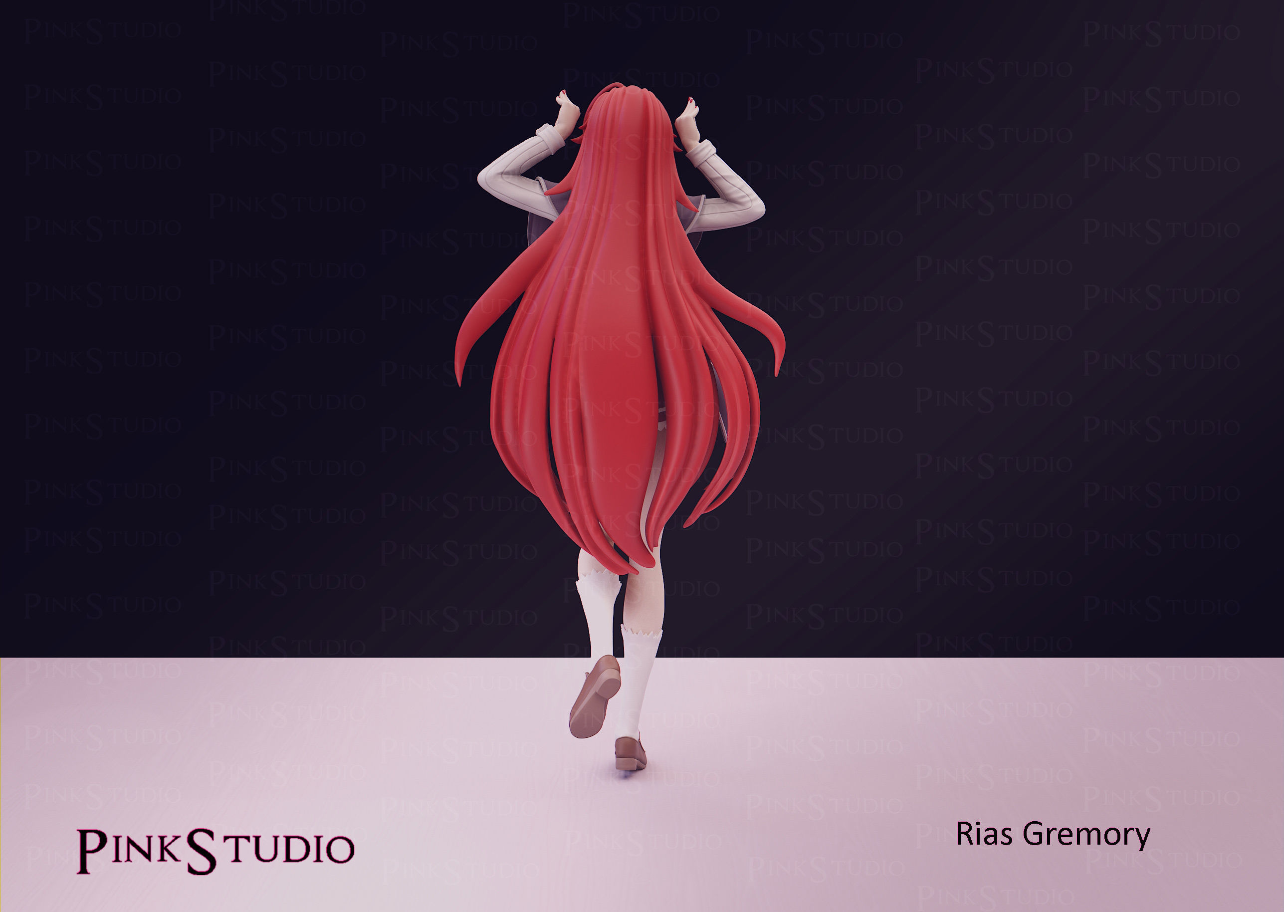 Rias Gremory - High School DxD 3D print model_5