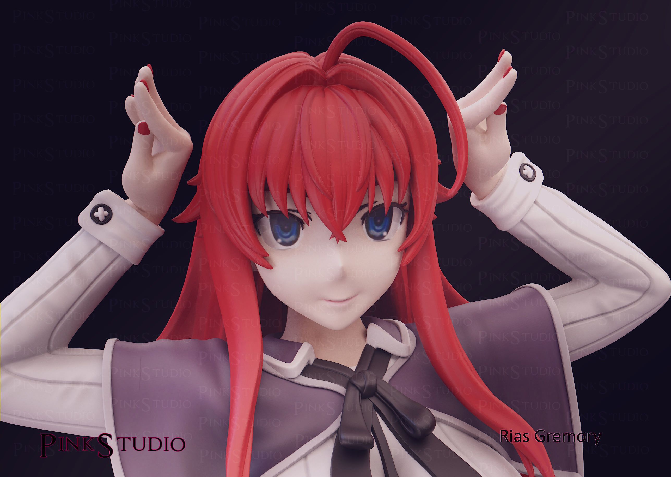 Rias Gremory - High School DxD 3D print model_9