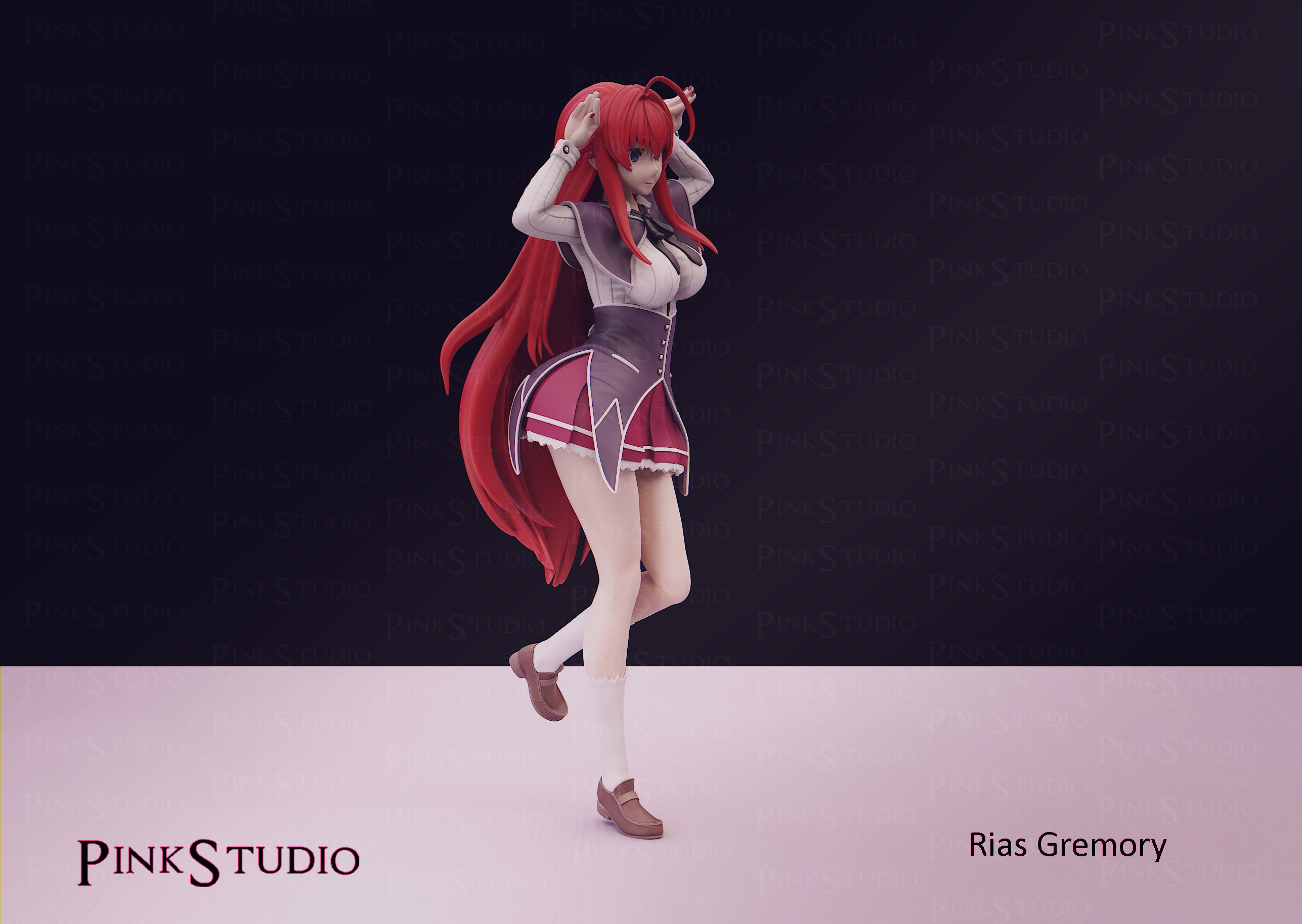 Rias Gremory - High School DxD 3D print model_3
