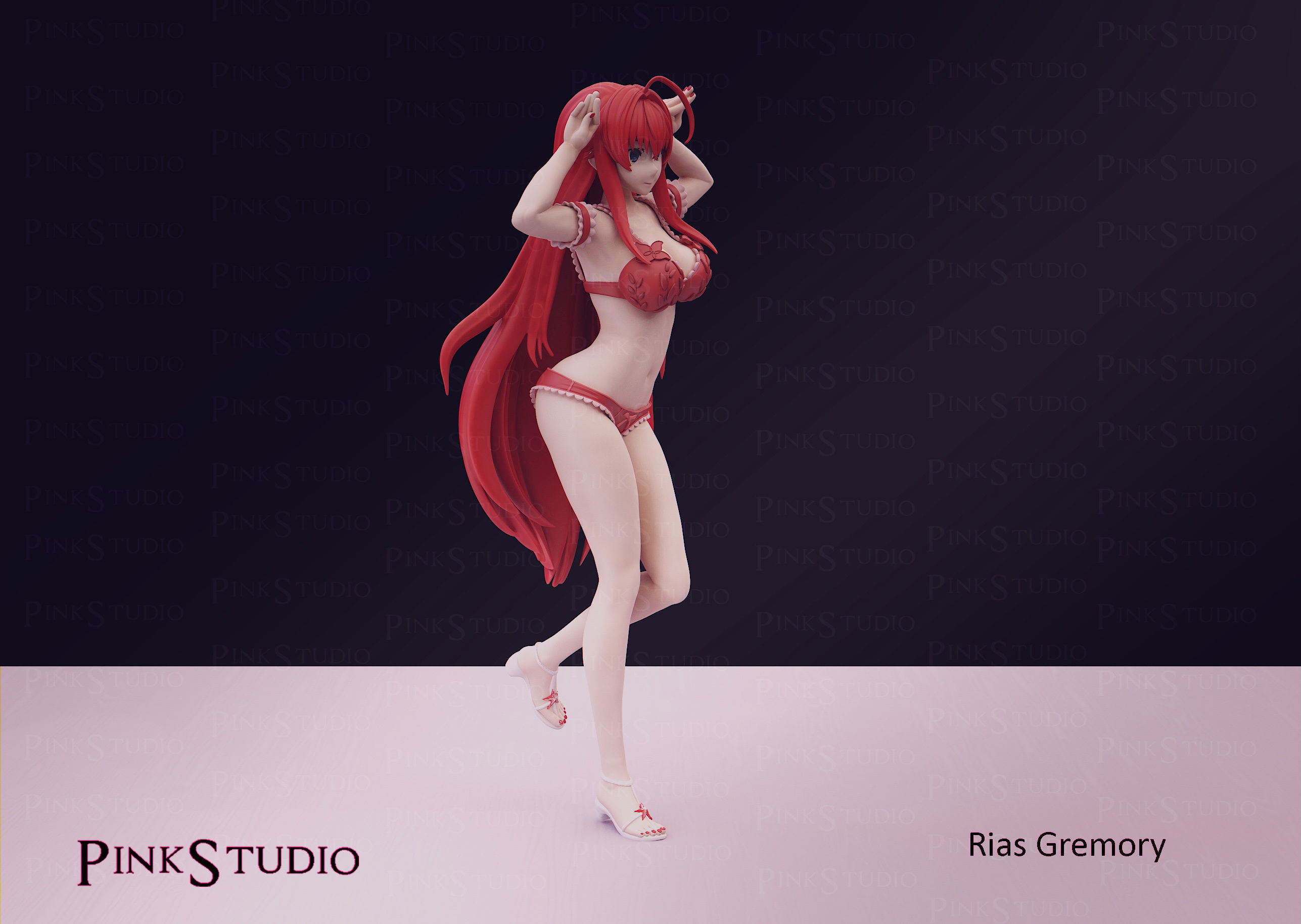 Rias Gremory - High School DxD 3D print model_4