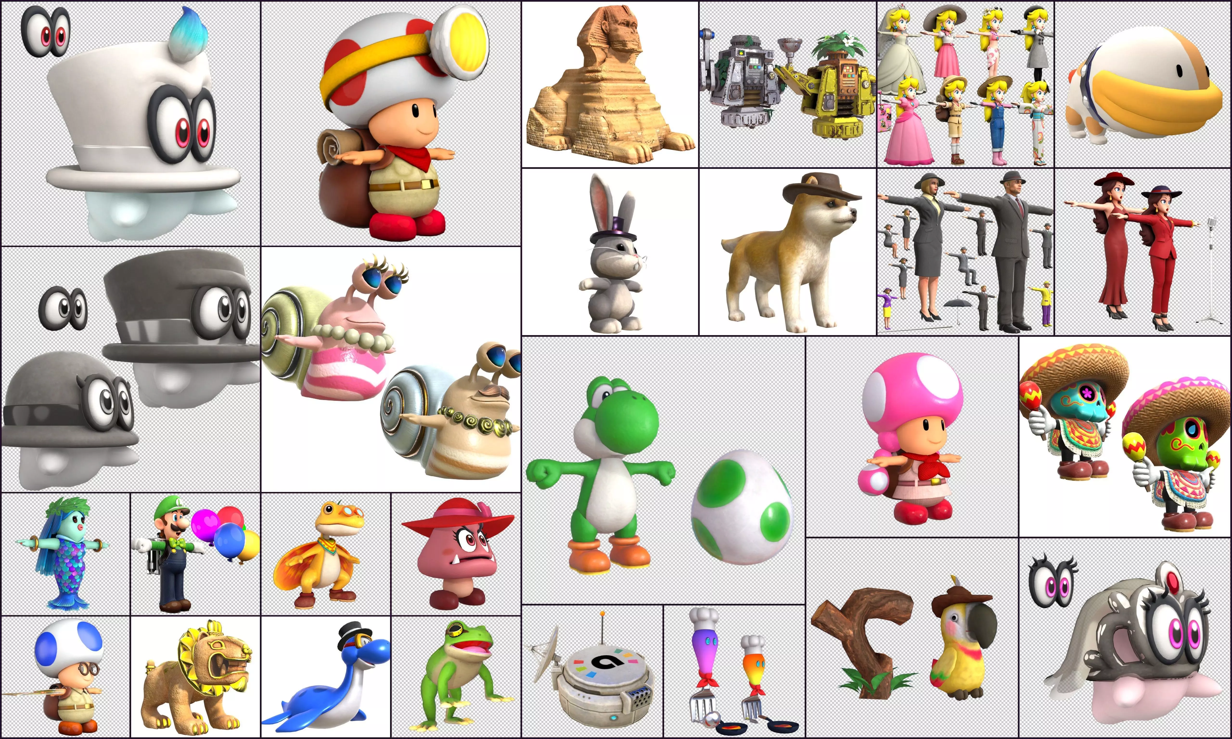 Cartoon - Characters 3 3D model_0