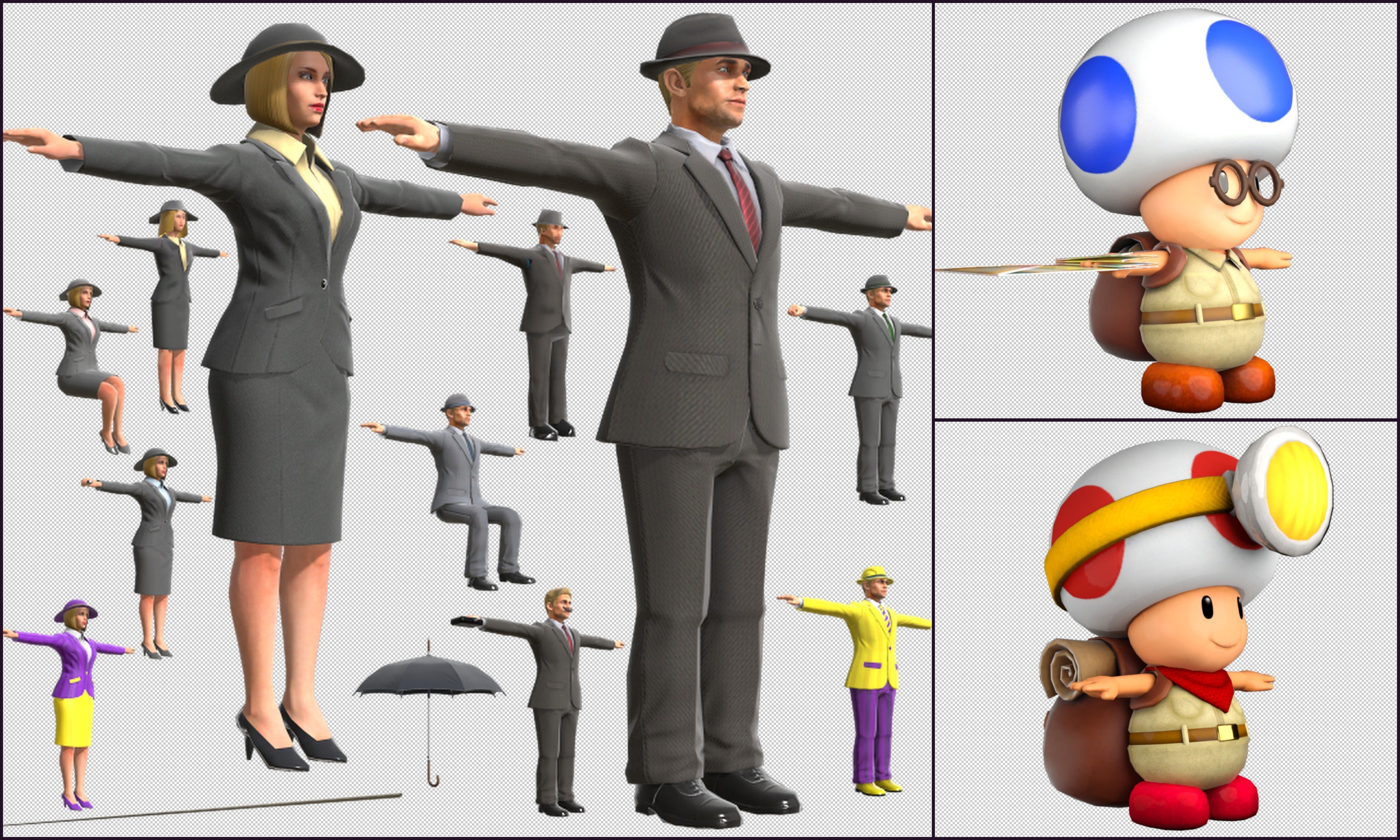 Cartoon - Characters 3 3D model_5