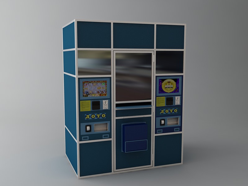 Lottery Vending Machine 3D model