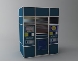 Lottery Vending Machine 3D Model